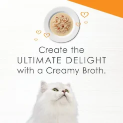 Fancy Feast Creamy Broths with Chicken & Vegetables Supplemental Cat Food Pouches -FANCY FEAST Sales 101738 PT6. SY630 V1648503713