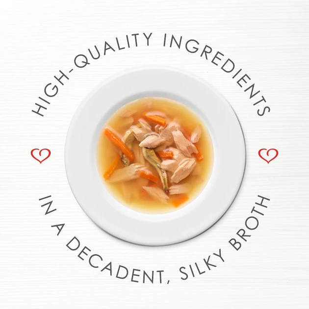 Fancy Feast Classic Broths with Tuna, Anchovies & Whitefish Supplemental Cat Food Pouches 4 Fancy Feast Classic Broths with Tuna, Anchovies & Whitefish Supplemental Cat Food Pouches - Image 2