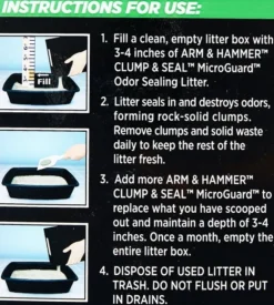 Arm & Hammer Litter Clump & Seal Fresh Scented Clumping Clay Cat Litter -FANCY FEAST Sales 103802 PT6. SY630 V1523976877
