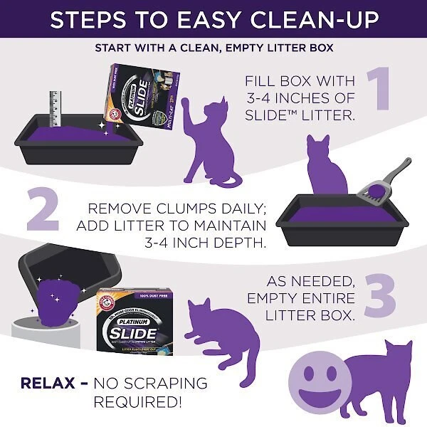 Arm & Hammer Litter Slide Scented Clumping Clay Cat Litter 5 Arm & Hammer Litter Slide Scented Clumping Clay Cat Litter - Image 3