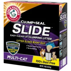 Arm & Hammer Litter Slide Multi-Cat Scented Clumping Clay Cat Litter