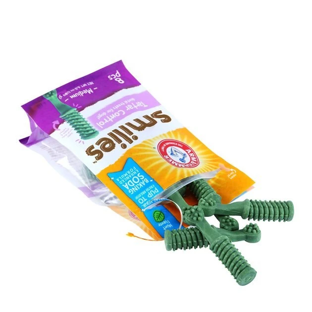 Arm & Hammer Smilies Tartar Control Medium Minto Flavor Dog Dental Chews 5 Arm & Hammer Smilies Tartar Control Medium Minto Flavor Dog Dental Chews - Image 3