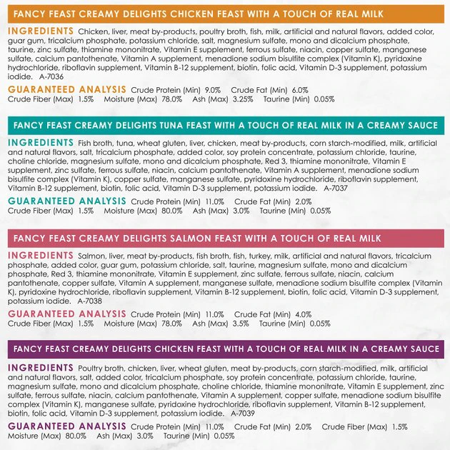 Fancy Feast Creamy Delights Variety Pack Canned Cat Food 10 Fancy Feast Creamy Delights Variety Pack Canned Cat Food - Image 8