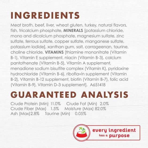 Fancy Feast Gourmet Naturals Beef Recipe in Gravy Canned Cat Food 10 Fancy Feast Gourmet Naturals Beef Recipe in Gravy Canned Cat Food - Image 8