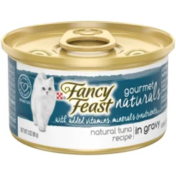 Fancy Feast Gourmet Naturals Tuna Recipe in Gravy Canned Cat Food