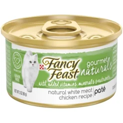 Fancy Feast Gourmet Naturals White Meat Chicken Recipe Pate Canned Cat Food