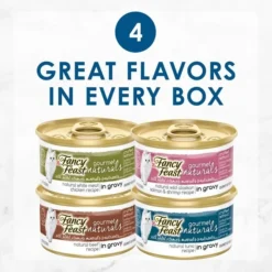 Fancy Feast Gourmet Naturals in Gravy Variety Pack Canned Cat Food 12 Fancy Feast Gourmet Naturals in Gravy Variety Pack Canned Cat Food -FANCY FEAST Sales 172634 PT1. SY630 V1557348723