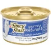 Fancy Feast Gourmet Naturals Natural Rainbow Trout Recipe In Gravy Canned Cat Food, 3-oz can, case of 12 -FANCY FEAST Sales 214801 main. SY630 V1576853062