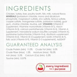 Fancy Feast Gourmet Naturals White Meat Chicken Recipe Grain-Free Pate Kitten Canned Cat Food, 3-oz can, case of 12 -FANCY FEAST Sales 214807 pt6. SY630 V1576853087