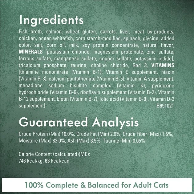 Fancy Feast Medleys Wild Alaskan Salmon Recipe with Garden Veggies in Sauce Canned Cat Food, 3-oz can, case of 24 7 Fancy Feast Medleys Wild Alaskan Salmon Recipe with Garden Veggies in Sauce Canned Cat Food, 3-oz can, case of 24 - Image 5