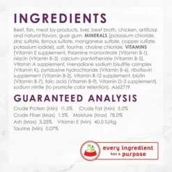 Fancy Feast Beef Feast Classic Pate Senior 7+ Canned Cat Food, 3-oz can, case of 24 17 Fancy Feast Beef Feast Classic Pate Senior 7+ Canned Cat Food, 3-oz can, case of 24 -FANCY FEAST Sales 217438 PT6. SY630 V1579553599