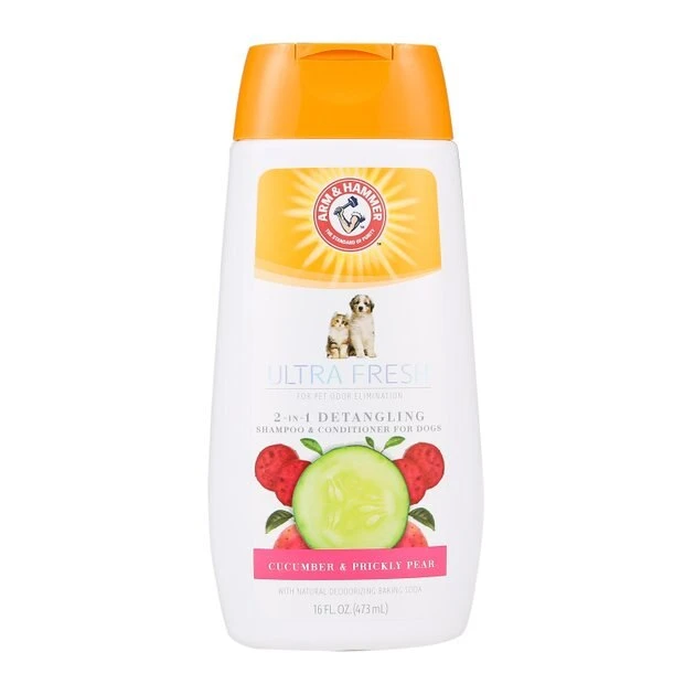 Arm & Hammer Pet Fresh 2-in-1 Detangling Cucumber & Prickly Pear Dog Shampoo & Conditioner, 16-oz bottle 3 Arm & Hammer Pet Fresh 2-in-1 Detangling Cucumber & Prickly Pear Dog Shampoo & Conditioner, 16-oz bottle