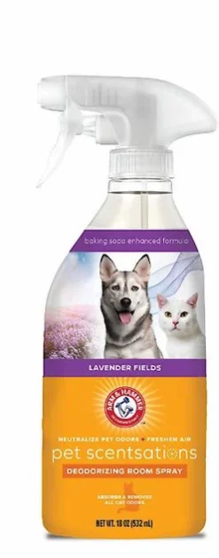 Arm & Hammer Pet Scentsations Lavender Fields Deodorizing Room Spray, 18-oz bottle