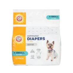 Arm & Hammer Core Disposable Female Dog Diapers, 12 count