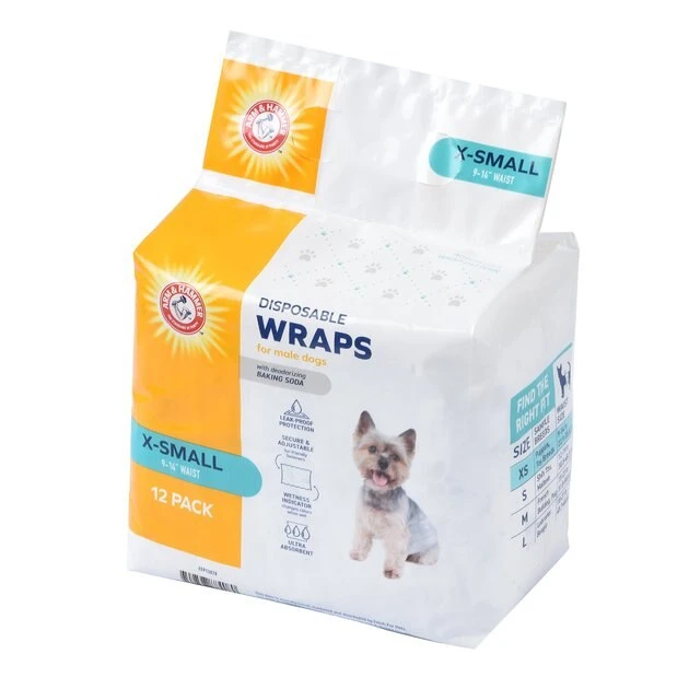 Arm & Hammer Core Disposable Male Dog Wraps, 12 count 4 Arm & Hammer Core Disposable Male Dog Wraps, 12 count - Image 2