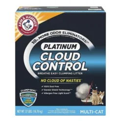 Arm & Hammer Litter Cat Litter Deodorizer Powder, 20-oz box & Arm & Hammer Litter Platinum Scented Clumping Clay Cat Litter, 37-lb box -FANCY FEAST Sales 255413 PT3. SY630 V1603653685