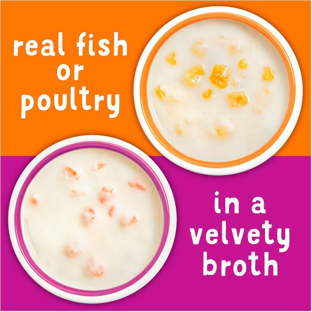 Fancy Feast||Friskies Fancy Feast Savory Centers Variety Pack Canned Cat Food, 3-oz, case of 24 & Friskies Lil' Soups Broths Variety Pack Lickable Cat Treats, 1.2-oz cup, case of 30 7 Fancy Feast||Friskies Fancy Feast Savory Centers Variety Pack Canned Cat Food, 3-oz, case of 24 & Friskies Lil' Soups Broths Variety Pack Lickable Cat Treats, 1.2-oz cup, case of 30 - Image 5