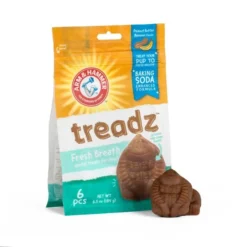 Arm & Hammer Treadz Fresh Breath Peanut Butter Banana Flavor Dog Dental Chews -FANCY FEAST Sales 265272 PT3. SY630 V1611091626