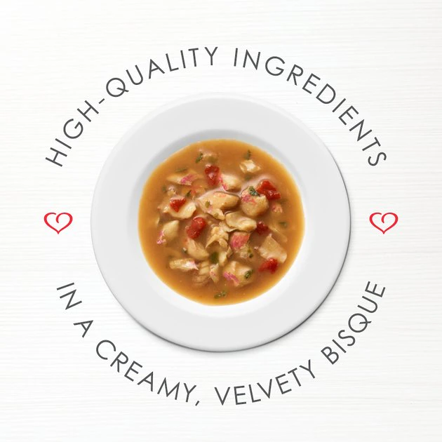 Fancy Feast Broths Seafood Bisque & Accents of Real Lobster Grain-Free Cat Food Topper, 1.4-oz, case of 16 4 Fancy Feast Broths Seafood Bisque & Accents of Real Lobster Grain-Free Cat Food Topper, 1.4-oz, case of 16 - Image 2