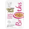 Fancy Feast Broths Seafood Bisque & Accents of Real Crab Grain-Free Cat Food Topper, 1.4-oz, case of 16 -FANCY FEAST Sales 265542 MAIN. SY630 V1609373557