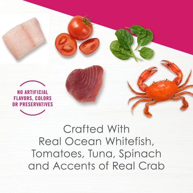 Fancy Feast Broths Seafood Bisque & Accents of Real Crab Grain-Free Cat Food Topper, 1.4-oz, case of 16 5 Fancy Feast Broths Seafood Bisque & Accents of Real Crab Grain-Free Cat Food Topper, 1.4-oz, case of 16 - Image 3