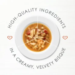 Fancy Feast Broths Seafood Bisque Collection Variety Pack Grain-Free Cat Food Topper, 1.4-oz pouch, case of 12, 3 count -FANCY FEAST Sales 265544 PT2. SY630 V1609379547