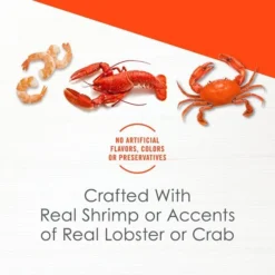 Fancy Feast Broths Seafood Bisque Collection Variety Pack Grain-Free Cat Food Topper, 1.4-oz pouch, case of 12, 3 count -FANCY FEAST Sales 265544 PT3. SY630 V1609368163