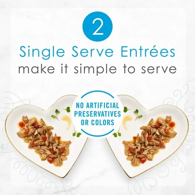 Fancy Feast Petites In Gravy Ocean Whitefish with Tomato Entree Grain-Free Wet Cat Food, 2.8-oz, case of 12 4 Fancy Feast Petites In Gravy Ocean Whitefish with Tomato Entree Grain-Free Wet Cat Food, 2.8-oz, case of 12 - Image 2