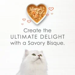 Fancy Feast Broths Seafood Bisque with Shrimp Grain-Free Cat Food Topper, 1.4-oz, case of 16 -FANCY FEAST Sales 265548 PT6. SY630 V1609377761