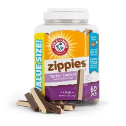 Arm & Hammer Zippies Tartar Control Large Chicken Flavor Dog Dental Chews