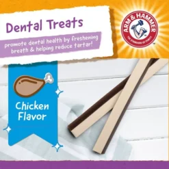 Arm & Hammer Zippies Tartar Control Large Chicken Flavor Dog Dental Chews -FANCY FEAST Sales 270869 PT2. SY630 V1617229941