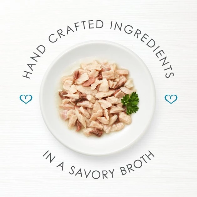 Fancy Feast Appetizers Grain-Free Flaked Tongol Tuna Appertizer in Savory Broth Wet Cat Food, 1.1-oz tray, case of 10 4 Fancy Feast Appetizers Grain-Free Flaked Tongol Tuna Appertizer in Savory Broth Wet Cat Food, 1.1-oz tray, case of 10 - Image 2