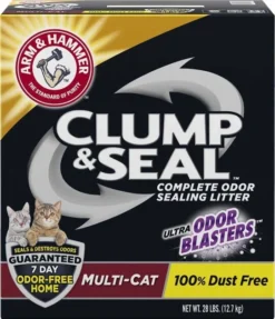 Arm & Hammer Litter Litter Deodorizer Powder, 30-oz box + Clump & Seal Multi-Cat Scented Clumping Clay Cat Litter 13 Arm & Hammer Litter Litter Deodorizer Powder, 30-oz box + Clump & Seal Multi-Cat Scented Clumping Clay Cat Litter -FANCY FEAST Sales 292660 PT4. SY630 V1619999222
