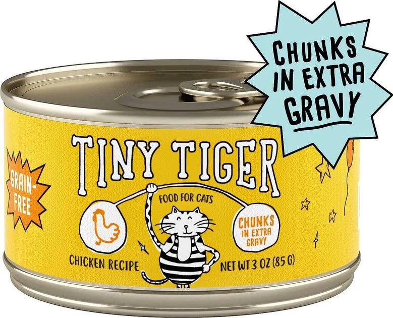 Tiny Tiger||Fancy Feast Tiny Tiger Chunks in EXTRA Gravy Chicken Recipe Grain-Free Canned Food + Fancy Feast Gravy Lovers Chicken Feast in Grilled Chicken Flavor Gravy Canned Cat Food 4 Tiny Tiger||Fancy Feast Tiny Tiger Chunks in EXTRA Gravy Chicken Recipe Grain-Free Canned Food + Fancy Feast Gravy Lovers Chicken Feast in Grilled Chicken Flavor Gravy Canned Cat Food - Image 2