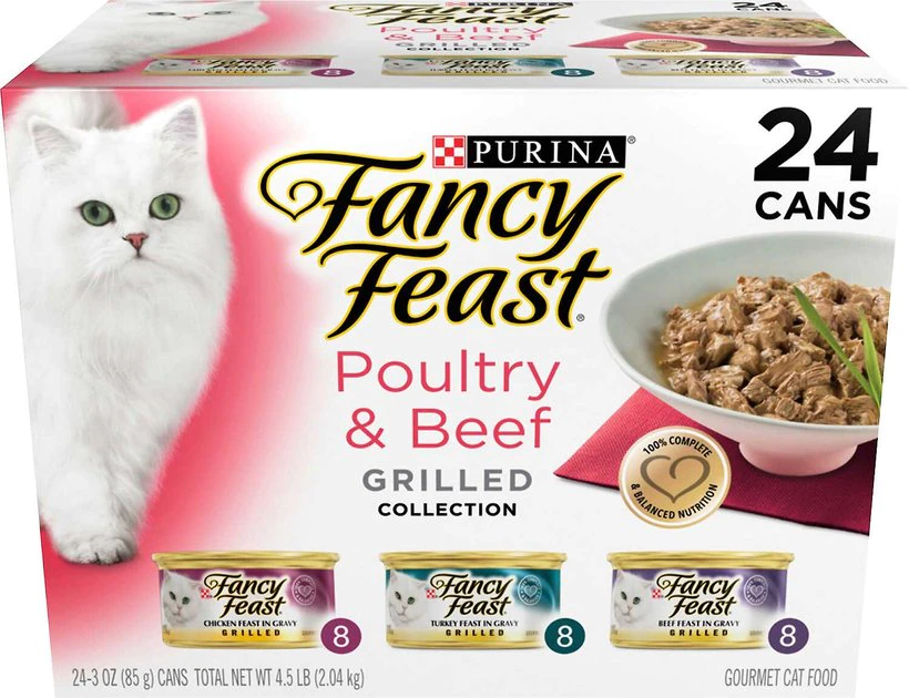 Tiny Tiger||Fancy Feast Tiny Tiger Chunks in Gravy Beef & Poultry Recipes Grain-Free Canned Food + Fancy Feast Grilled Poultry & Beef Feast Canned Cat Food 7 Tiny Tiger||Fancy Feast Tiny Tiger Chunks in Gravy Beef & Poultry Recipes Grain-Free Canned Food + Fancy Feast Grilled Poultry & Beef Feast Canned Cat Food - Image 5