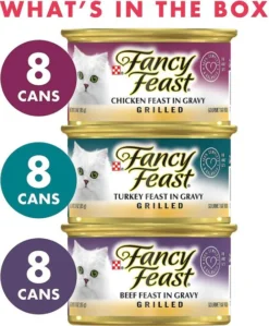 Tiny Tiger||Fancy Feast Tiny Tiger Chunks in Gravy Beef & Poultry Recipes Grain-Free Canned Food + Fancy Feast Grilled Poultry & Beef Feast Canned Cat Food 14 Tiny Tiger||Fancy Feast Tiny Tiger Chunks in Gravy Beef & Poultry Recipes Grain-Free Canned Food + Fancy Feast Grilled Poultry & Beef Feast Canned Cat Food -FANCY FEAST Sales 293928 PT5. SY630 V1620087445