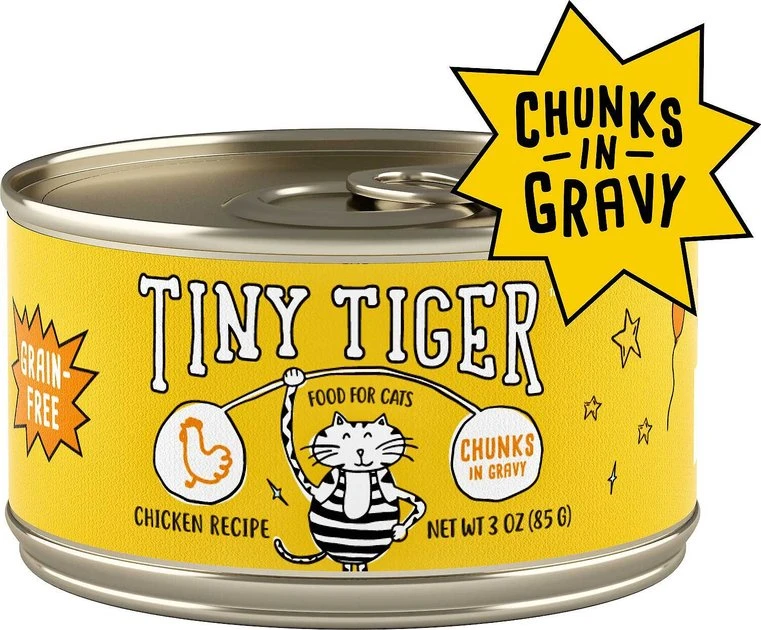 Tiny Tiger||Fancy Feast Tiny Tiger Chunks in Gravy Chicken Recipe Grain-Free Canned Food + Fancy Feast Gravy Lovers Chicken Feast in Grilled Chicken Flavor Gravy Canned Cat Food 4 Tiny Tiger||Fancy Feast Tiny Tiger Chunks in Gravy Chicken Recipe Grain-Free Canned Food + Fancy Feast Gravy Lovers Chicken Feast in Grilled Chicken Flavor Gravy Canned Cat Food - Image 2