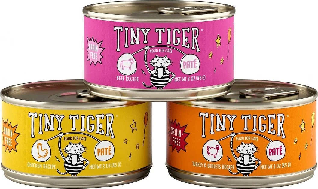 Tiny Tiger||Fancy Feast Tiny Tiger Pate Beef Recipe Grain-Free Canned Food + Fancy Feast Classic Tender Beef Feast Canned Cat Food 5 Tiny Tiger||Fancy Feast Tiny Tiger Pate Beef Recipe Grain-Free Canned Food + Fancy Feast Classic Tender Beef Feast Canned Cat Food - Image 3