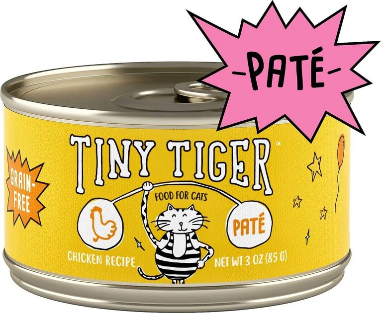 Tiny Tiger||Fancy Feast Tiny Tiger Pate Chicken Recipe Grain-Free Canned Food + Fancy Feast Classic Chicken Feast Canned Cat Food 4 Tiny Tiger||Fancy Feast Tiny Tiger Pate Chicken Recipe Grain-Free Canned Food + Fancy Feast Classic Chicken Feast Canned Cat Food - Image 2