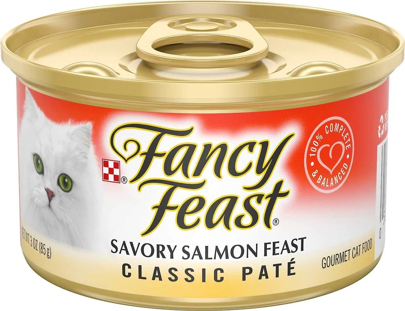 Tiny Tiger||Fancy Feast Tiny Tiger Pate Salmon Recipe Grain-Free Canned Food + Fancy Feast Classic Savory Salmon Feast Canned Cat Food 7 Tiny Tiger||Fancy Feast Tiny Tiger Pate Salmon Recipe Grain-Free Canned Food + Fancy Feast Classic Savory Salmon Feast Canned Cat Food - Image 5