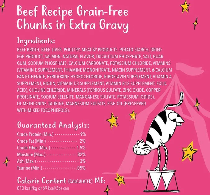 Tiny Tiger||Fancy Feast Tiny Tiger Chunks in EXTRA Gravy Beef Recipe Grain-Free Canned Cat Food, 3-oz, case of 24 + Fancy Feast Gravy Lovers Beef Feast in Roasted Beef Flavor Gravy Canned Cat Food, 3-oz, case of 24 5 Tiny Tiger||Fancy Feast Tiny Tiger Chunks in EXTRA Gravy Beef Recipe Grain-Free Canned Cat Food, 3-oz, case of 24 + Fancy Feast Gravy Lovers Beef Feast in Roasted Beef Flavor Gravy Canned Cat Food, 3-oz, case of 24 - Image 3