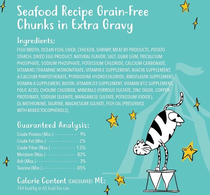 Tiny Tiger||Fancy Feast Tiny Tiger Chunks in EXTRA Gravy Seafood Recipe Grain-Free Canned Cat Food, 3-oz, case of 24 + Fancy Feast Gravy Lovers Ocean Whitefish & Tuna Feast in Sauteed Seafood Flavor Gravy Canned Cat Food, 3-oz, case of 24 5 Tiny Tiger||Fancy Feast Tiny Tiger Chunks in EXTRA Gravy Seafood Recipe Grain-Free Canned Cat Food, 3-oz, case of 24 + Fancy Feast Gravy Lovers Ocean Whitefish & Tuna Feast in Sauteed Seafood Flavor Gravy Canned Cat Food, 3-oz, case of 24 - Image 3