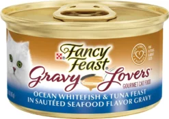 Tiny Tiger||Fancy Feast Tiny Tiger Chunks in EXTRA Gravy Seafood Recipe Grain-Free Canned Cat Food, 3-oz, case of 24 + Fancy Feast Gravy Lovers Ocean Whitefish & Tuna Feast in Sauteed Seafood Flavor Gravy Canned Cat Food, 3-oz, case of 24 12 Tiny Tiger||Fancy Feast Tiny Tiger Chunks in EXTRA Gravy Seafood Recipe Grain-Free Canned Cat Food, 3-oz, case of 24 + Fancy Feast Gravy Lovers Ocean Whitefish & Tuna Feast in Sauteed Seafood Flavor Gravy Canned Cat Food, 3-oz, case of 24 -FANCY FEAST Sales 298568 PT4. SY630 V1623196364