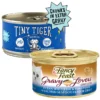 Tiny Tiger||Fancy Feast Tiny Tiger Chunks in EXTRA Gravy Tuna Recipe Grain-Free Canned Cat Food, 3-oz, case of 24 + Fancy Feast Gravy Lovers Ocean Whitefish & Tuna Feast in Sauteed Seafood Flavor Gravy Canned Cat Food, 3-oz, case of 24