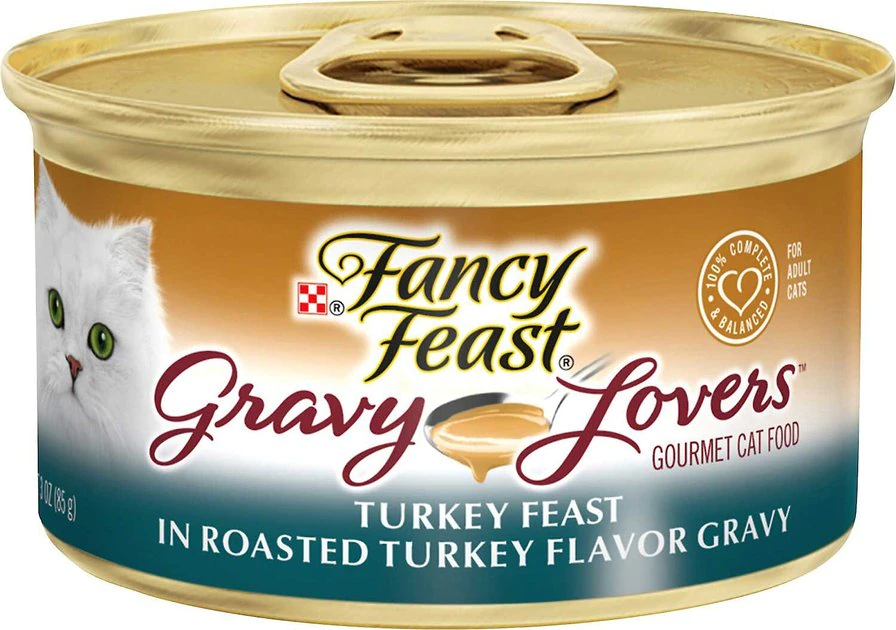 Tiny Tiger||Fancy Feast Tiny Tiger Chunks in EXTRA Gravy Turkey Recipe Grain-Free Canned Cat Food, 3-oz, case of 24 + Fancy Feast Gravy Lovers Turkey Feast in Roasted Turkey Flavor Gravy Canned Cat Food, 3-oz, case of 24 7 Tiny Tiger||Fancy Feast Tiny Tiger Chunks in EXTRA Gravy Turkey Recipe Grain-Free Canned Cat Food, 3-oz, case of 24 + Fancy Feast Gravy Lovers Turkey Feast in Roasted Turkey Flavor Gravy Canned Cat Food, 3-oz, case of 24 - Image 5