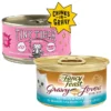 Tiny Tiger||Fancy Feast Tiny Tiger Chunks in Gravy Salmon & Whitefish Recipe Grain-Free Canned Cat Food, 3-oz, case of 24 + Fancy Feast Gravy Lovers Salmon & Sole Feast in Seared Salmon Flavor Gravy Canned Cat Food, 3-oz, case of 24 -FANCY FEAST Sales 298576 MAIN. SY630 V1623204162