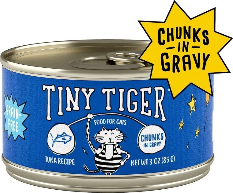 Tiny Tiger||Fancy Feast Tiny Tiger Chunks in Gravy Tuna Recipe Grain-Free Canned Cat Food, 3-oz, case of 24 + Fancy Feast Gravy Lovers Ocean Whitefish & Tuna Feast in Sauteed Seafood Flavor Gravy Canned Cat Food, 3-oz, case of 24 4 Tiny Tiger||Fancy Feast Tiny Tiger Chunks in Gravy Tuna Recipe Grain-Free Canned Cat Food, 3-oz, case of 24 + Fancy Feast Gravy Lovers Ocean Whitefish & Tuna Feast in Sauteed Seafood Flavor Gravy Canned Cat Food, 3-oz, case of 24 - Image 2