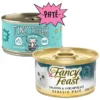 Tiny Tiger||Fancy Feast Tiny Tiger Pate Seafood Recipe Grain-Free Canned Cat Food, 3-oz, case of 24 + Fancy Feast Classic Salmon & Shrimp Feast Canned Cat Food, 3-oz, case of 24
