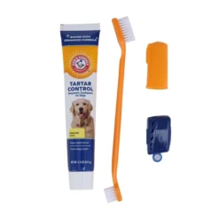Arm & Hammer Tartar Control Banana Mint Flavored Enzymatic Dog Dental Kit -FANCY FEAST Sales 316876 PT2. SY630 V1627945905