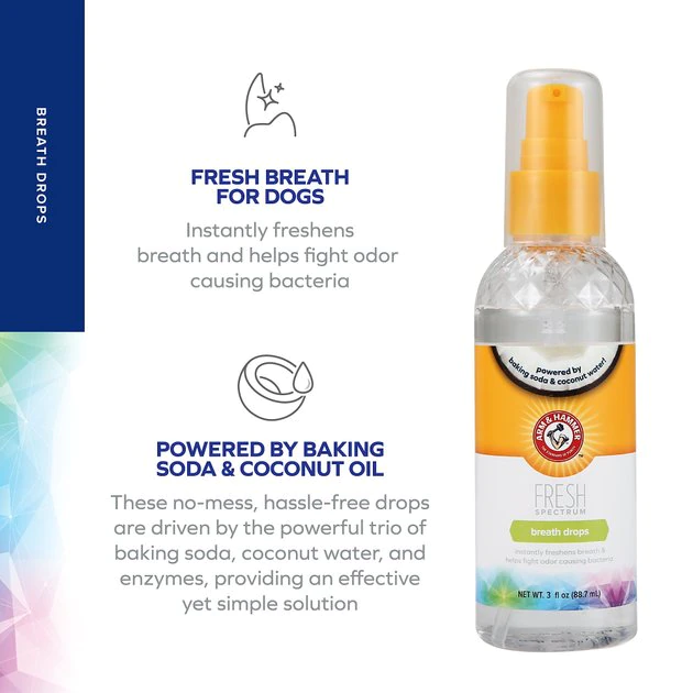 Arm & Hammer Fresh Spectrum Breath Drops Dog Dental Spray 6 Arm & Hammer Fresh Spectrum Breath Drops Dog Dental Spray - Image 4